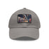 New York City Subway Sunset Watercolor Baseball Cap Unisex White Rectangle
