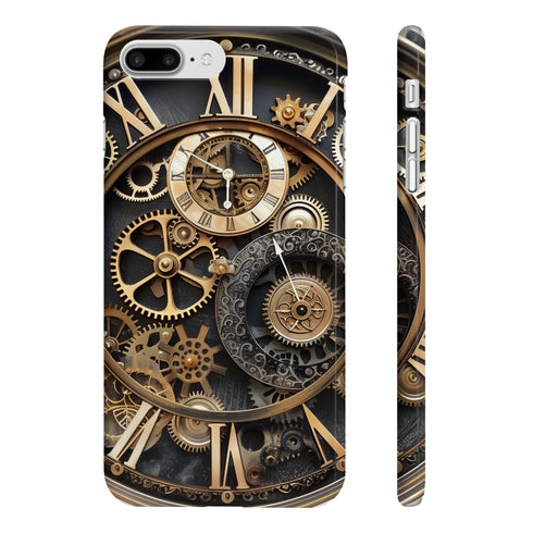 Steampunk Gear Phone Case with Intricate Gears and Cogs