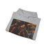 Tarantula Molting Majesty Navy Hoodie, Unisex Regular Fit.