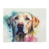 Labrador jigsaw puzzle with vibrant colors and intricate details.