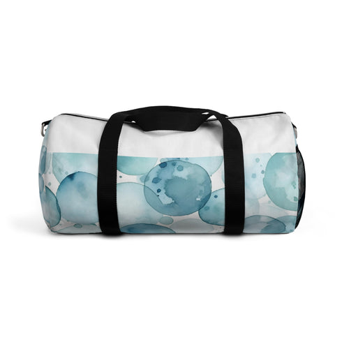 Blue water eye duffle bag with mesmerizing pattern for unique style.