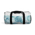 Blue water eye duffle bag with mesmerizing pattern for unique style.