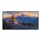 Mountain Temple at Golden Hour Gaming XXL Extended Desk Mat