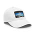 Galapagos Explorer Baseball Cap - White with Light Brown Patch, Unisex