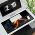 Molten Crystal Volcano Eruption Gaming XXL Extended Desk Mat - Product in Use Lifestyle View | Prints With Passion