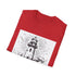 Hand-drawn lighthouse charcoal T-shirt with resilient coastal scene lightweight and breathable