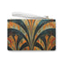 Artful Deco clutch bag with abstract art deco patterns.