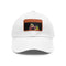 Messi Neon Splash Cap in White/Light Brown Rectangle Variant - Cotton Unisex Hat
