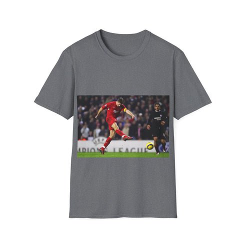 Legendary FF6 Realm Shirt: Charcoal Crew Neck Cotton T-shirt, Regular Fit