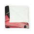 Cyborg Butterfly Perched on Sword Plush Fleece Throw Blanket