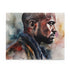 Vibrant watercolor Kanye West puzzle, 10" x 8" (120 pcs)