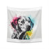 Dalmatian Spots & Smiles Tapestry: Charming canine design with iconic spots and joyful grin, perfect for any space. High-quality and stylish. Great gift idea!