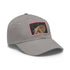 Stylish Galactic Falcon Adventure Cap in White with Light Brown Patch.