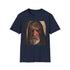 Charcoal Obi-Wan Kenobi T-shirt with vibrant painting in soft cotton