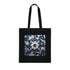 Blue and Black Cotton Porcelain Dreams Tote Bag, Accessories, DTG