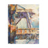 London watercolor Tower Bridge puzzle with 120 pieces for back-to-school fun.