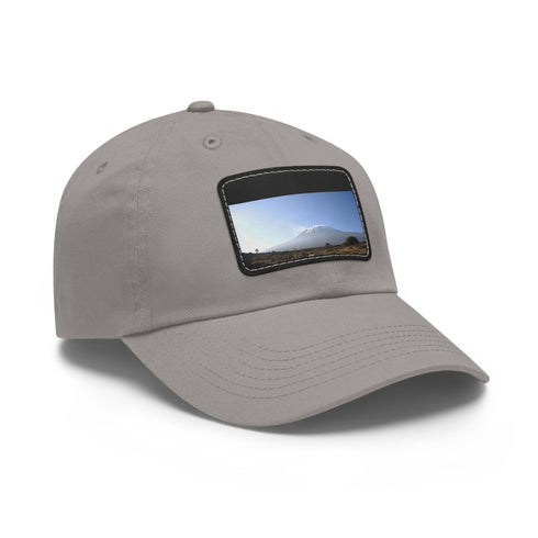 Kilimanjaro Summit Adventure Cap in White with Light Brown Patch