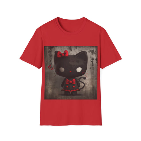 Kuromi Hello Kitty Magical Tee in Charcoal with Regular Fit