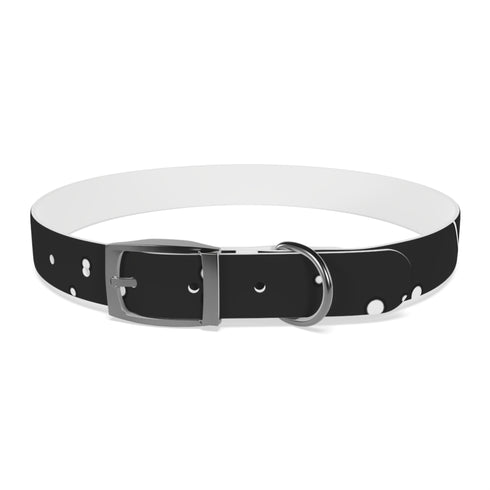 Galactic Dreams Dog Collar in Black Onyx for Medium-sized dogs.