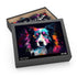 Charming Collie themed 120pc jigsaw puzzle for dog lovers and enthusiasts.