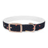 Festive Fireworks Dog Collar in Medium Black Onyx for Pets.