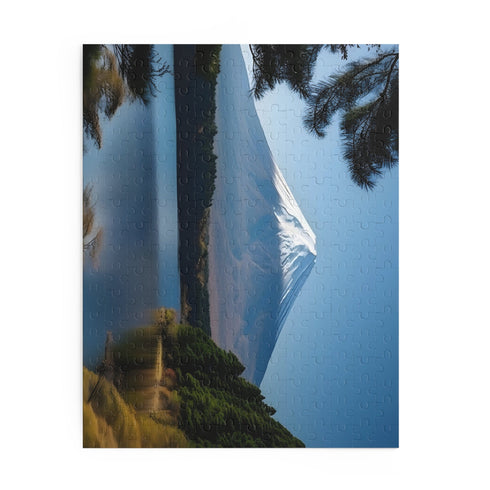 Fuji Summit Jigsaw Puzzle with vibrant colors and intricate details.