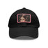 Galactic Princess Leia embroidered baseball cap in white with light brown patch.