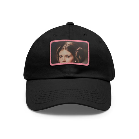 Galactic Princess Leia embroidered baseball cap with Star Wars logo.