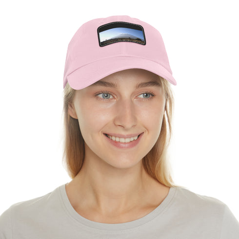Mount Kilimanjaro Adventure Cap in White with Light Brown Patch