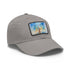 Empire State Watercolor Cap with White Brown Patch - Hat Accessories Unisex