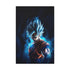 Goku Super Saiyan Blue Canvas Print - 18" x 12" Indoor Art.