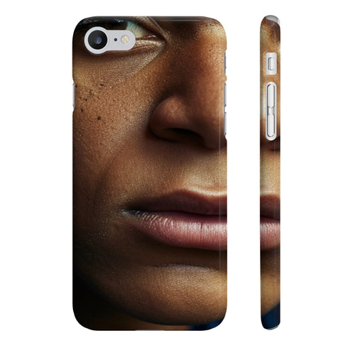 Mbappé France-inspired glossy phone case for iPhone 7/8 Plus.