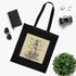 Beacon by the Sea Tote Bag in Black Cotton DTG Tote