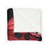 Cyborg Butterfly Perched on Sword Plush Fleece Throw Blanket