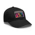 Neon watercolor baseball cap with white/light brown rectangle patch.