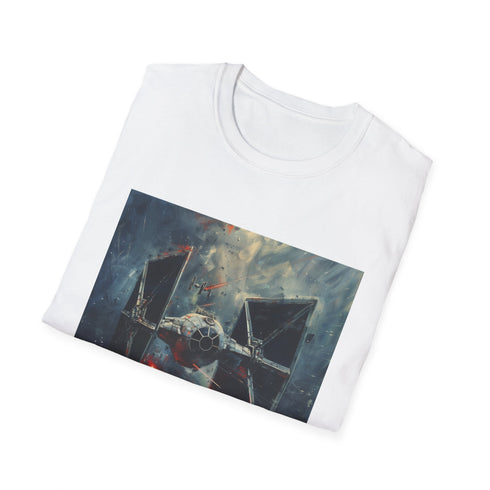 Star Wars Tie Fighter Charcoal T-Shirt for Men and Women
