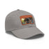 Iron Man Shades Snapback Cap in White with Light Brown Patch.