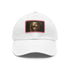 Galactic Gold Protocol Droid Baseball Cap Unisex Cotton White Rectangle