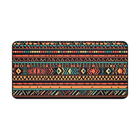 Aztec Chic Desk Mat - Stylish and Protective Workspace Accessory with Ancient Elegance