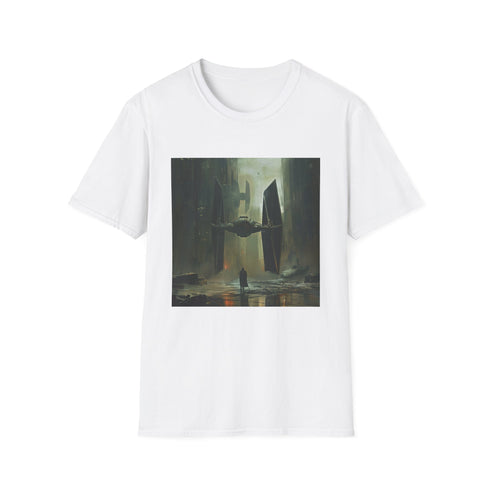 Charcoal Star Wars Tie Fighter T-Shirt, Unisex Regular Fit Graphic Tee