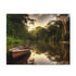 Vibrant Amazon River puzzle showcasing lush rainforests and exotic wildlife.