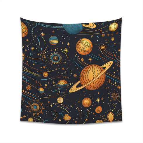 Celestial Constellations Tapestry: A Cosmic Dream | High-Quality, Stylish, Perfect for All Seasons | 34 x 40 or 57 x 57 Sizes