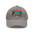 Great Barrier Reef themed white baseball cap with colorful coral reef design.