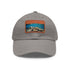 Great Barrier Reef themed cotton baseball cap in white with coral design.