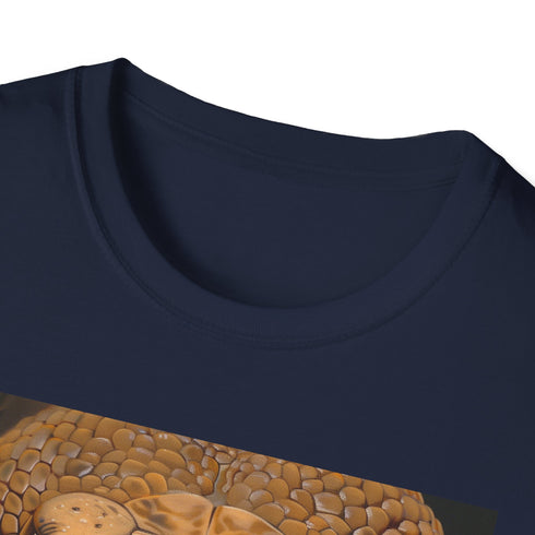 Black Cobra Painting T-Shirt - Mens Summer Cotton Print Shirt.