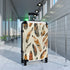 Boho Feather Dream Suitcase Small Black Travel Bag Pattern Accessory
