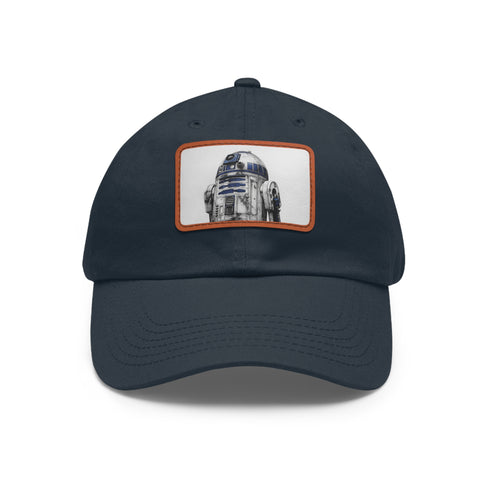 Galactic Droid Cap: R2D2 Edition, White Cotton Rectangle Hat