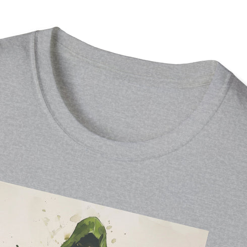 Charcoal Doctor Doom T-shirt with iconic villain design in green and silver armor