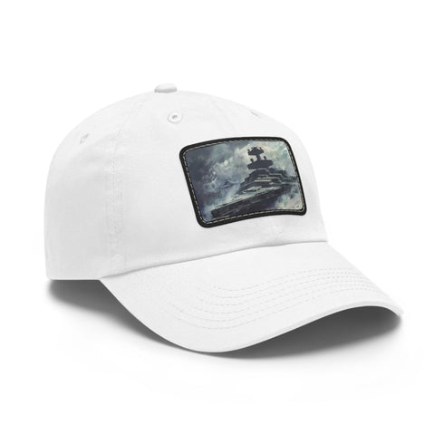 Imperial Fury Star Wars White Baseball Cap with Rectangle patch.