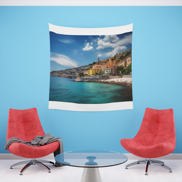 Azure Riviera Tapestry: A Slice of Paradise on Your Wall
This | Wall Tapestry | All Over Print, AOP, Decor, Halloween, Home & Living, Home Decor, Indoor, Spring Essentials, Sublimation, Tapestry | Prints with Passion